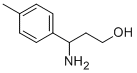 3-氨基-3-(3-甲基苯基)-1-丙醇, 68208-23-1, 结构式