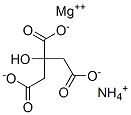 citric acid, ammonium magnesium salt Structure