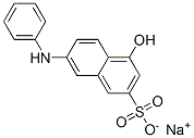 sodium 4-hydroxy-7-(phenylamino)naphthalene-2-sulphonate 结构式