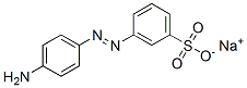 sodium m-[(p-aminophenyl)azo]benzenesulphonate 结构式