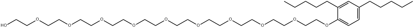 29-(2,4-dipentylphenoxy)-3,6,9,12,15,18,21,24,27-nonaoxanonacosanol 结构式