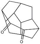 3,6-Ethanodicyclopenta(cd,gh)pentalene-7,8-dione, dodecahydro- 结构式