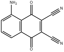 5-氨基-2,3-二氰基-1,4-萘醌, 68217-29-8, 结构式