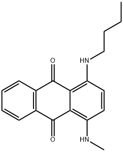 1-(butylamino)-4-(methylamino)anthraquinone Structure