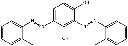 2,6-bis[o-tolylazo]resorcinol 结构式