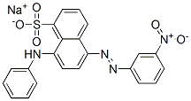 sodium 5-[(3-nitrophenyl)azo]-8-(phenylamino)naphthalenesulphonate|