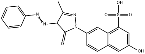 7-[4,5-dihydro-3-methyl-5-oxo-4-(phenylazo)-1H-pyrazol-1-yl]-3-hydroxynaphthalene-1-sulphonic acid|
