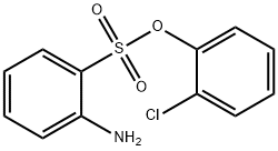 o-chlorophenyl o-aminobenzenesulphonate Structure