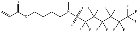 4-[methyl[(tridecafluorohexyl)sulphonyl]amino]butyl acrylate|