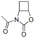 2-Oxa-4-azabicyclo[3.2.0]heptan-3-one, 4-acetyl- (9CI) 结构式