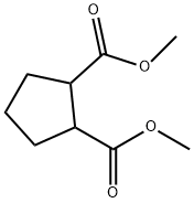 1,2-Cyclopentanedicarboxylic acid, dimethyl ester 结构式