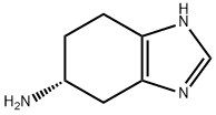 (R)-4,5,6,7-四氢-1H-苯并咪唑-5-胺 结构式