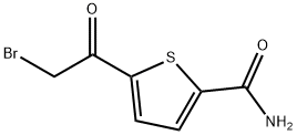 5-(BROMOACETYL)THIOPHENE-2-CARBOXAMIDE, 68257-90-9, 结构式