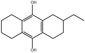 2-Ethyl-1,2,3,4,5,6,7,8-octahydroanthracene-9,10-diol Structure