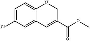 6-氯-2H-色烯-3-羧酸甲酯, 68281-65-2, 结构式