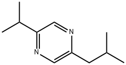 Pyrazine, 2-(1-methylethyl)-5-(2-methylpropyl)- (9CI) Structure