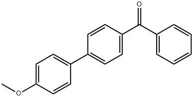 4-苯甲酰基-4'-甲氧基-1,1'-联苯 结构式