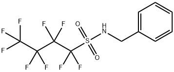 1,1,2,2,3,3,4,4,4-Nonafluoro-N-(phenylmethyl)-1-butanesulfonamide 结构式