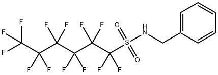 N-benzyl-1,1,2,2,3,3,4,4,5,5,6,6,6-tridecafluoro-hexane-1-sulfonamide Structure