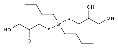 DI-N-BUTYLBIS(1-THIOGLYCEROL)TIN Structure