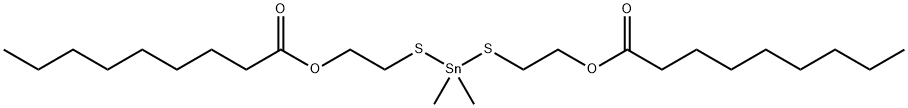 (dimethylstannylene)bis(thioethane-1,2-diyl) dinonan-1-oate Structure