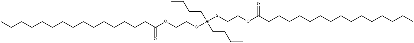 (dibutylstannylene)bis(thioethylene) dipalmitate 结构式