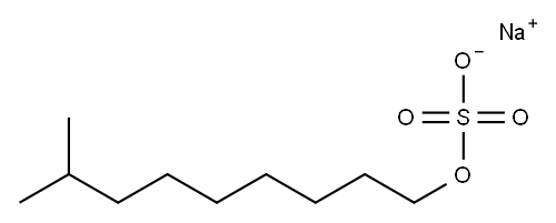 sodium isodecyl sulphate Structure
