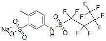 sodium [[(nonafluorobutyl)sulphonyl]amino]toluenesulphonate 结构式