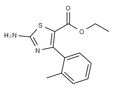 ETHYL 2-AMINO-4-O-TOLYLTHIAZOLE-5-CARBOXYLATE 结构式