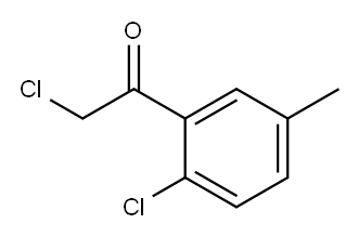 Ethanone, 2-chloro-1-(2-chloro-5-methylphenyl)- (9CI) 结构式