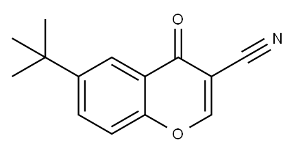 6-TERT丁基-3-氰色酮 结构式