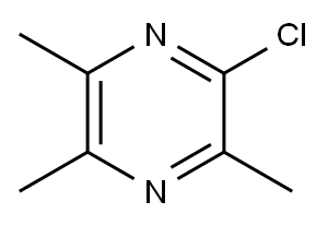 Pyrazine,  chlorotrimethyl-  (9CI) Structure