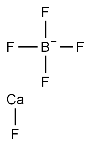 fluorocalcium(1+) tetrafluoroborate(1-) Structure