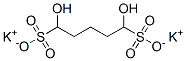 dipotassium 1,5-dihydroxypentane-1,5-disulphonate Structure