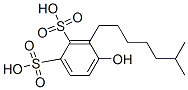 hydroxyisooctylbenzenedisulphonic acid 结构式
