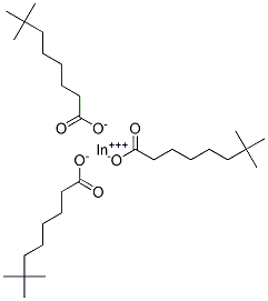 indium(3+) neodecanoate Structure