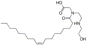 N-[2-[(2-hydroxyethyl)amino]ethyl]oleamidemonoacetate 结构式
