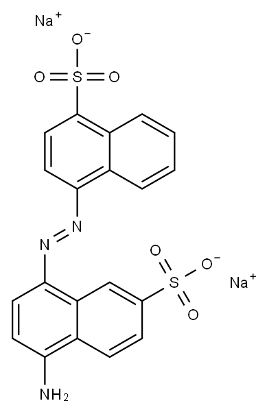 4-[(4-Amino-7-sulfo-1-naphthalenyl)azo]-1-naphthalenesulfonic acid disodium salt|