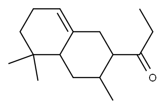 1-(octahydro-3,5,5-trimethyl-2-naphthyl)propan-1-one Structure