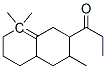 1-(octahydro-3,8,8-trimethyl-2-naphthyl)propan-1-one 结构式