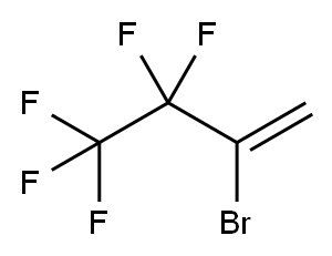 2-BROMO-3,3,4,4,4-PENTAFLUOROBUT-1-ENE 结构式