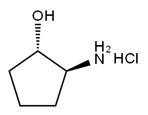 (1S,2S)-trans-2-Aminocyclopentanol hydrochloride Structure