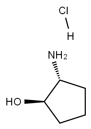 trans-2-Aminocyclopentanol hydrochloride Structure
