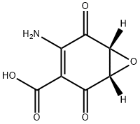 (1S,6R)-4-Amino-2,5-dioxo-7-oxabicyclo[4.1.0]hept-3-ene-3-carboxylic acid Structure