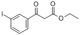 (3-碘苯甲酰)乙酸乙酯 结构式