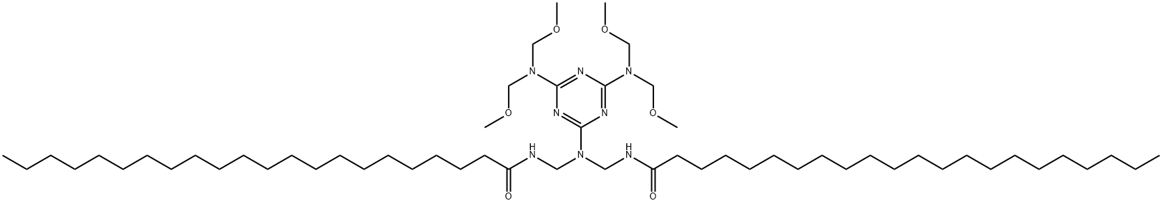 N,N'-[[[4,6-bis[bis(methoxymethyl)amino]-1,3,5-triazin-2-yl]imino]bis(methylene)]bis(docosanamide)|