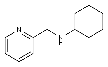 2-(环己氨基甲基)吡啶 结构式