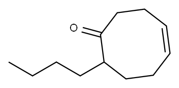 (Z)-8-Butyl-4-cycloocten-1-one Structure