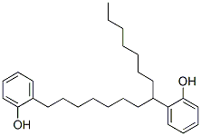 1,8-Bis-(hydroxyphenyl)-pentadecane Structure
