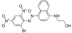 2-[[4-[(2-bromo-4,6-dinitrophenyl)azo]-1-naphthyl]amino]ethanol 结构式